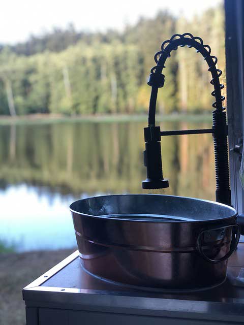 outdoor sink